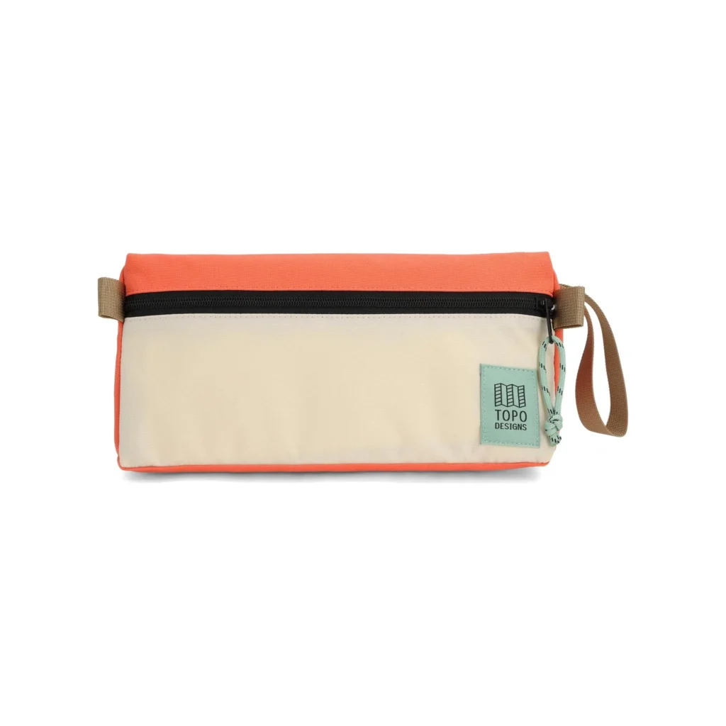 sacoche dopp kit Almond/Emberglow