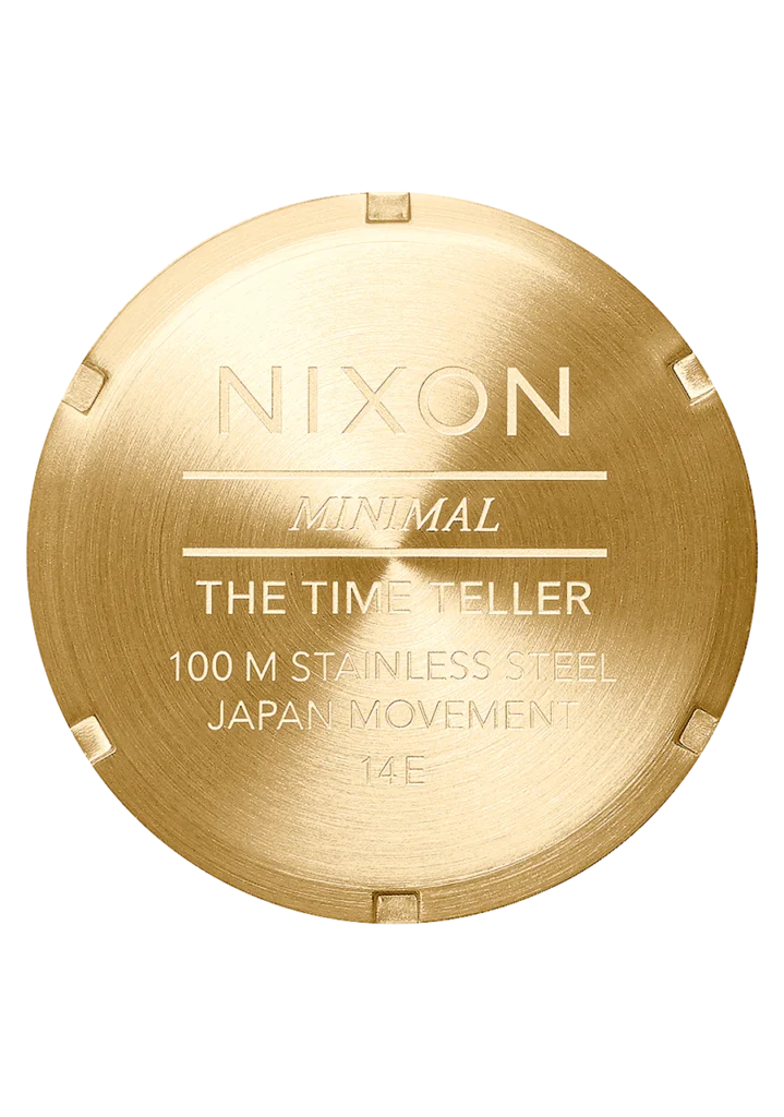 Montre time teller all gold Nixon