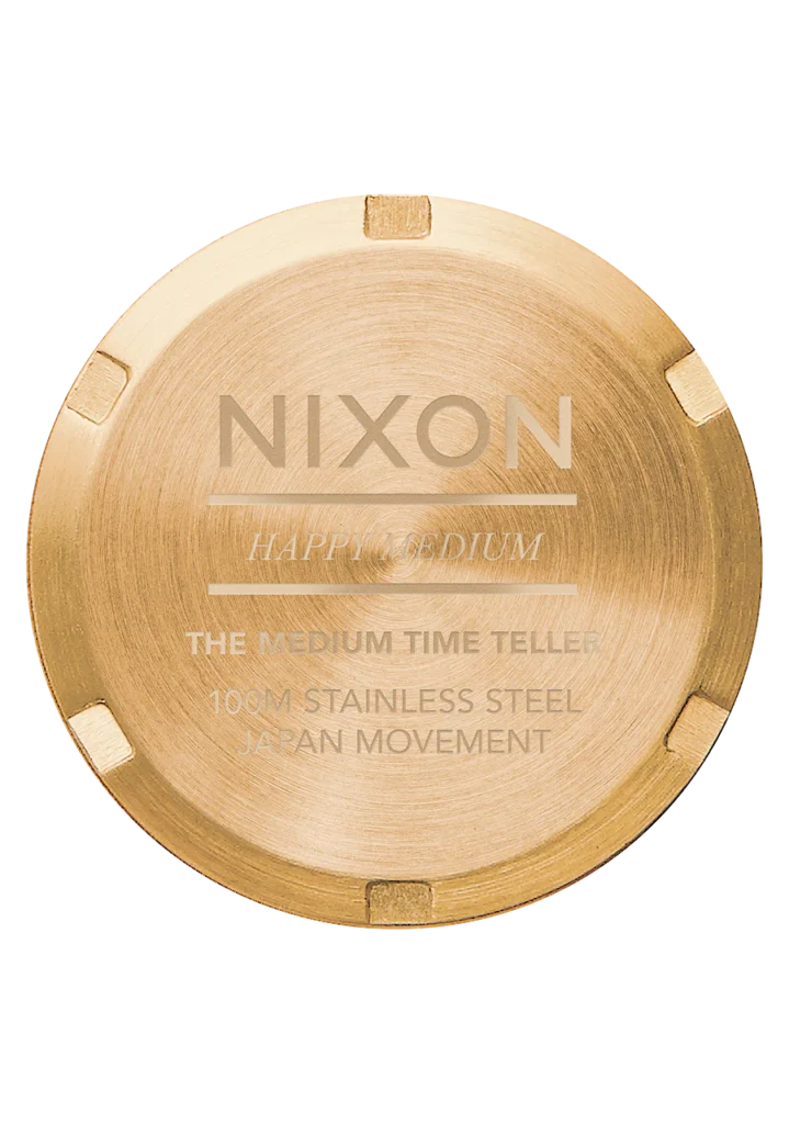 Montre médium time teller all gold Nixon