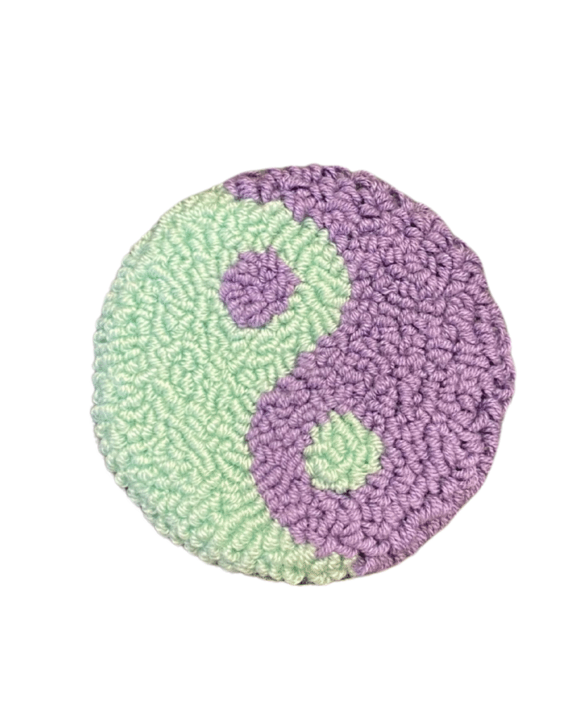 sous verre ying yang muudland