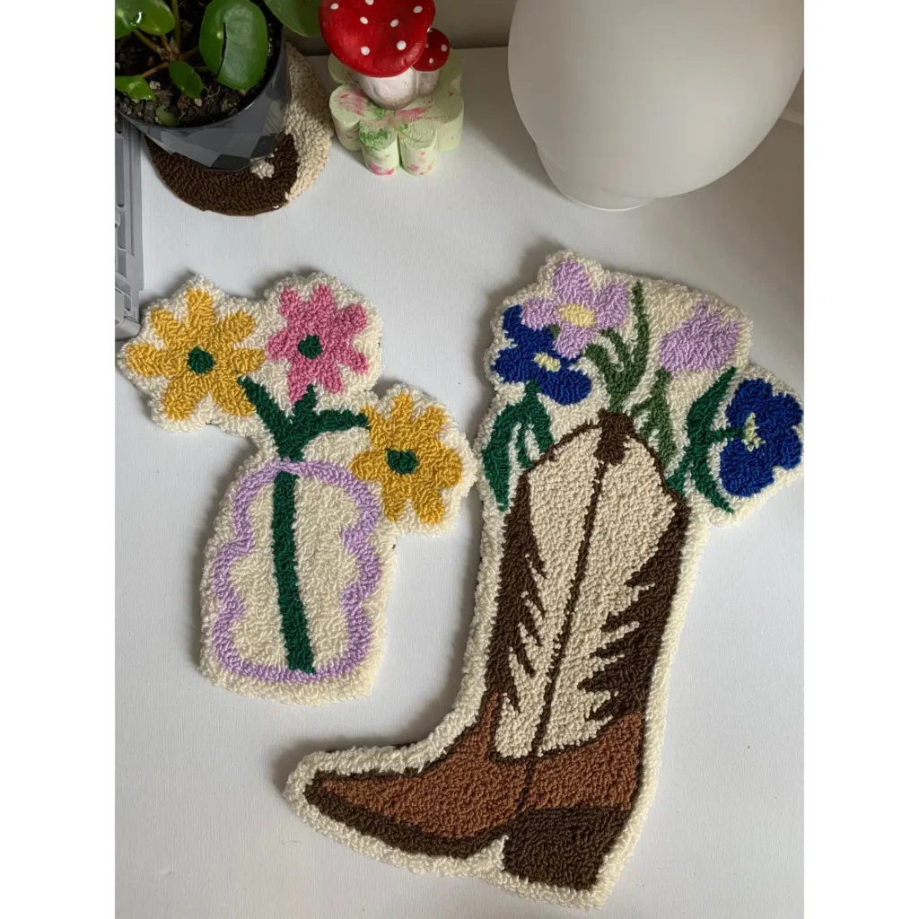 pot de fleur fond beige muudland