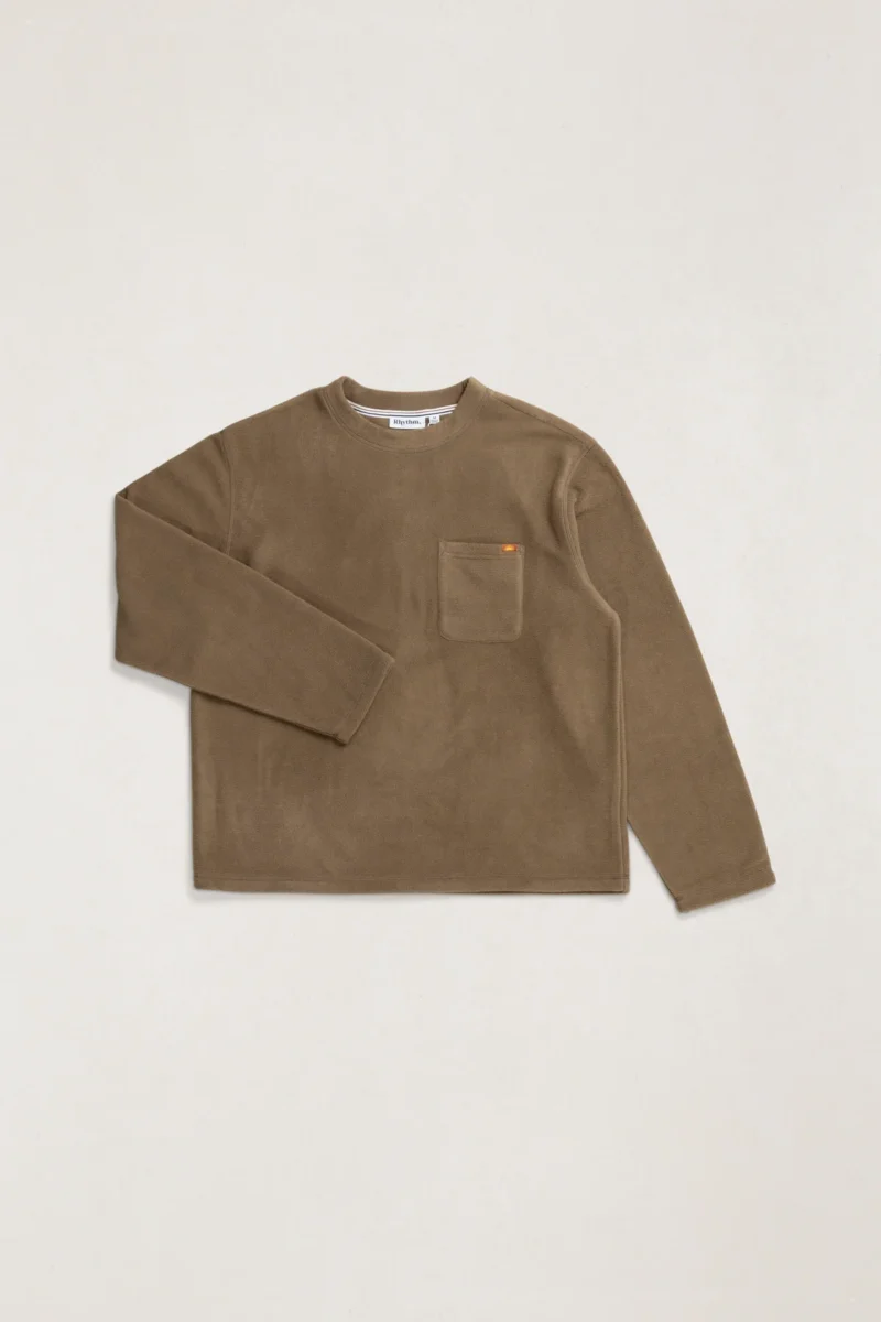 RHYTHM – POLAIRE – AWAKE POLAR FLEECE LS – CAMEL