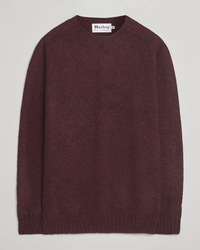 photo de face du pull en laine shagy beetrop