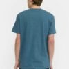 Dos du T-shirt loose-fit Revolution 1425 DEA Blue en coton bio