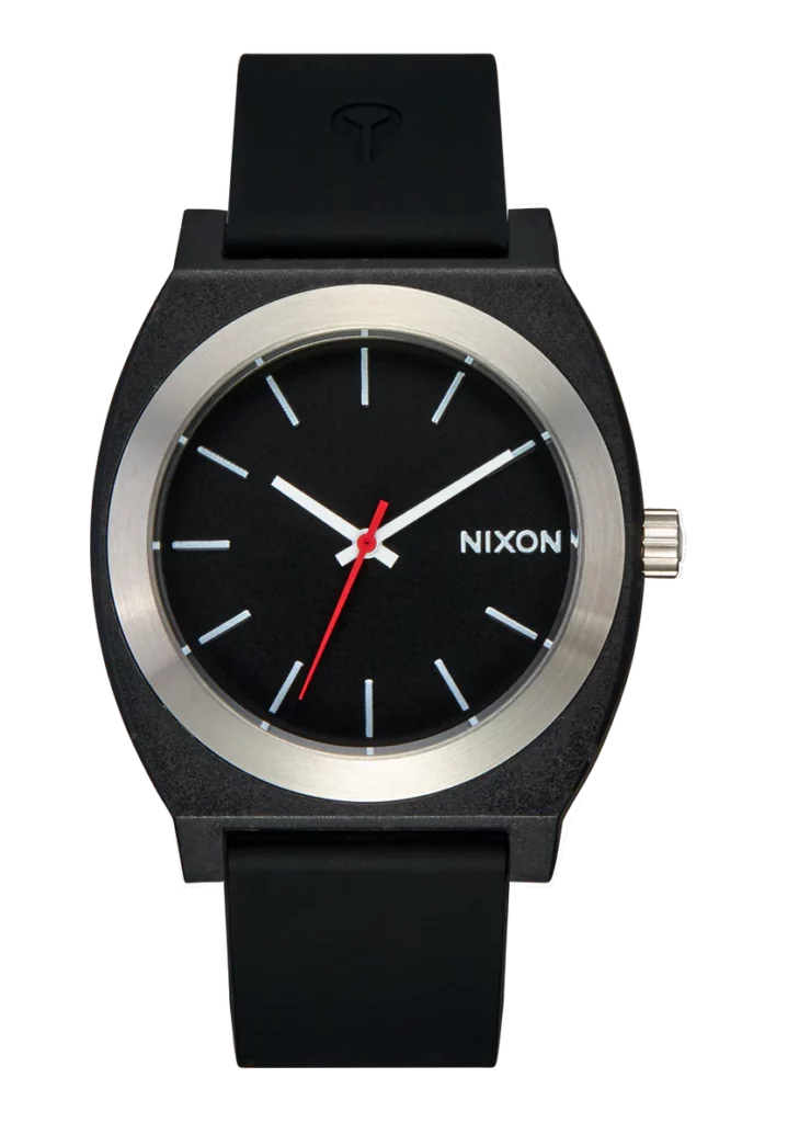 montre Nixon Time Teller OPP noir vue de face