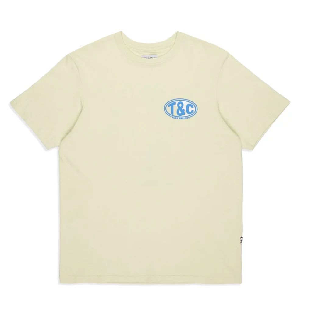 T-shirt T&C Surf Designs “Kenny Camp” couleur Used Sage, vue avant