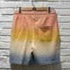 Dos du short tie & dye Saint Viateur avec poche passepoilée