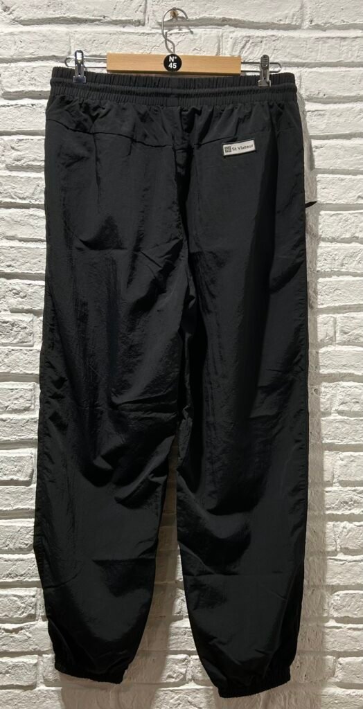 Dos du pantalon de pluie Saint Viateur coupe droite, ceinture élastique