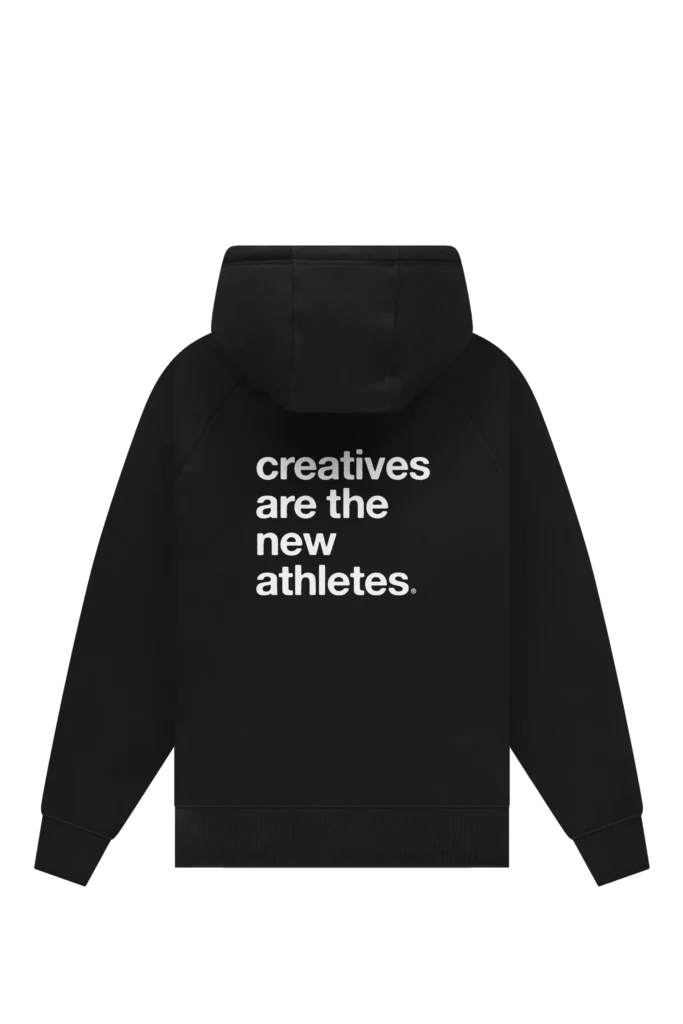 Dos du hoodie noir Catna Emblem