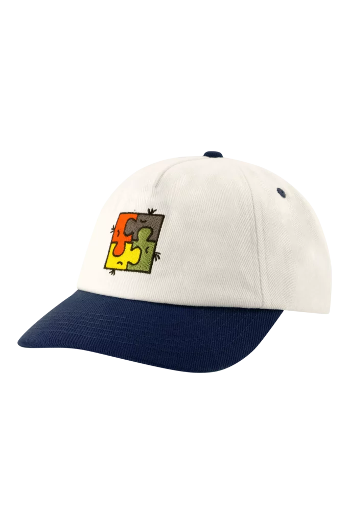 Casquette Unity Tone White Alyssum / Navy vue de face