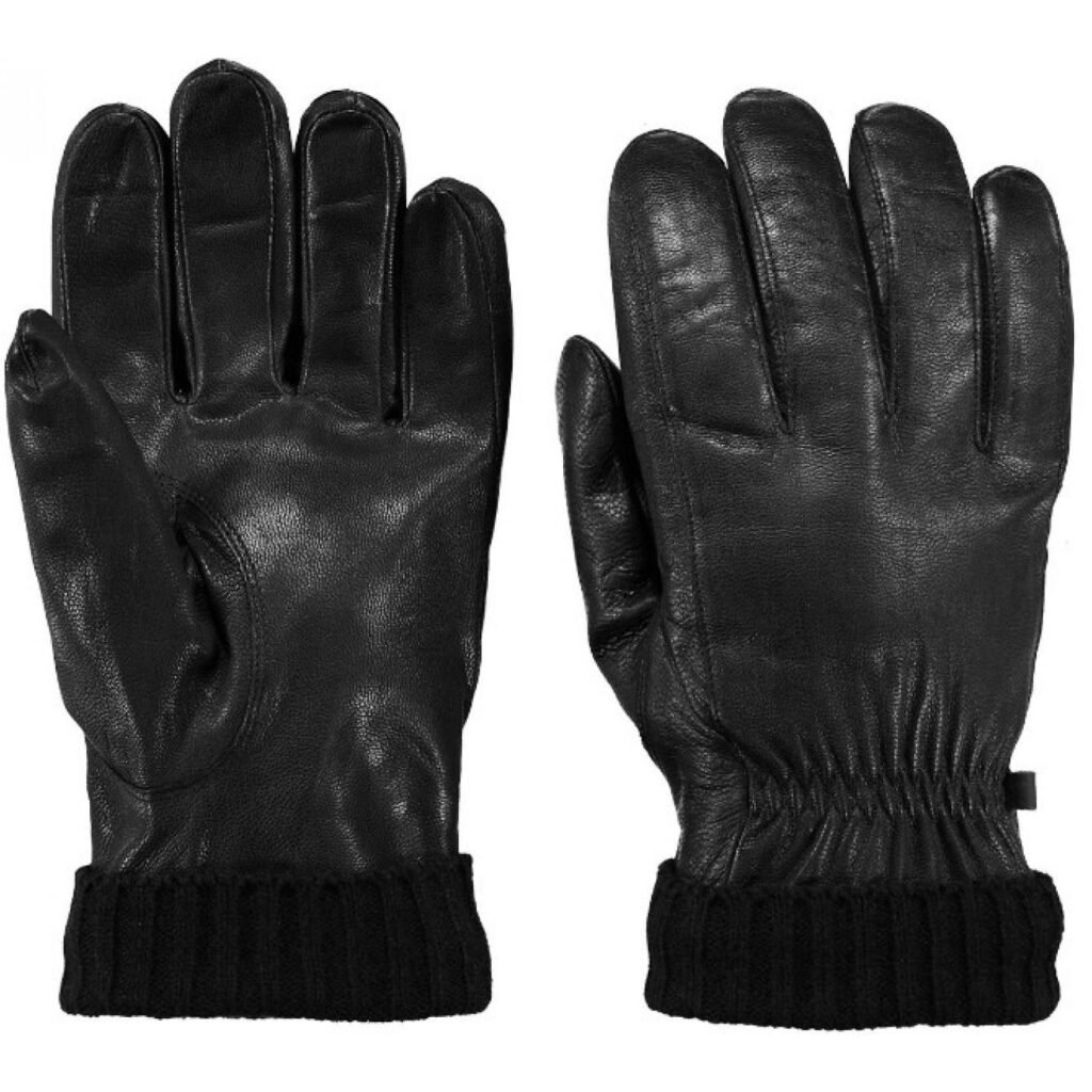Gants Barts Alban Glove – cuir véritable noir, coupe ajustée, finition premium, style casual & urbain.