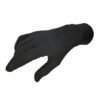 Gants en soie Rywan 100 % – matériau fin et léger, coupe ajustée, confort thermique naturel, couleur noire classique.