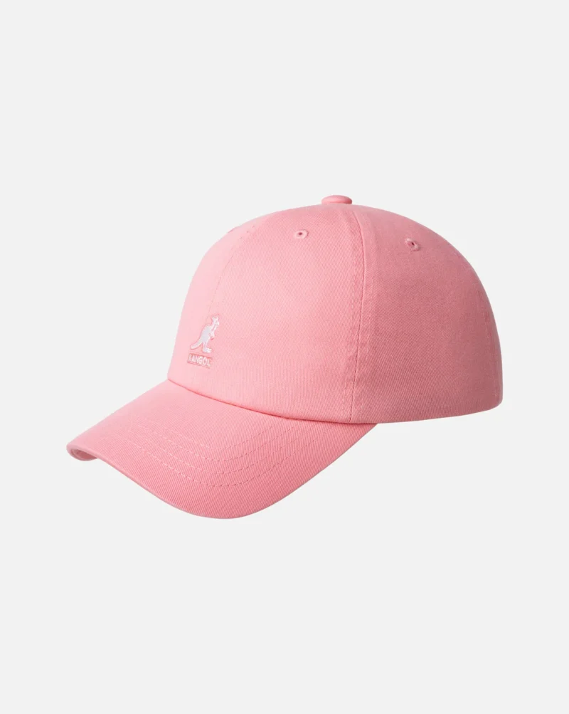 Casquette Kangol Washed Baseball – Coton Vintage Ajustable Pink