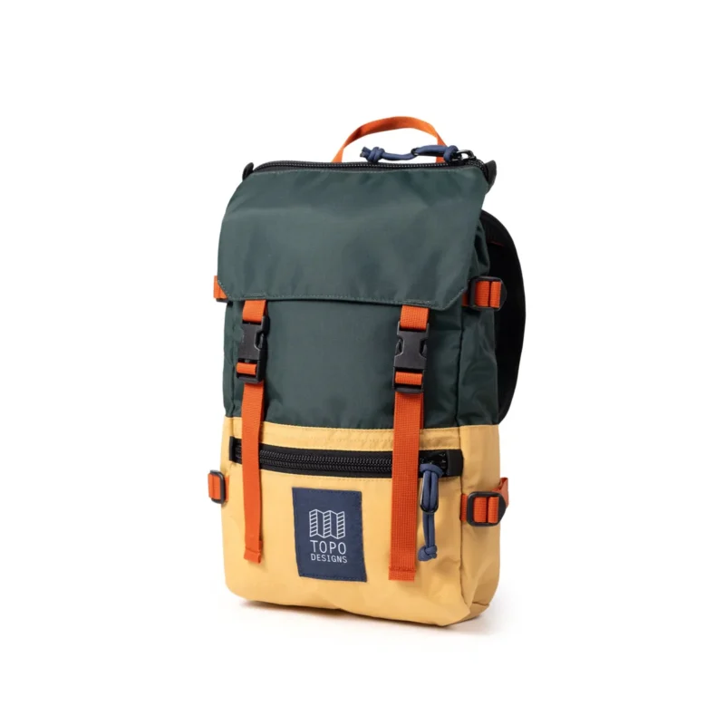 TOPO DESIGNS ROVER PACK MINI – Forest / Goldenrod