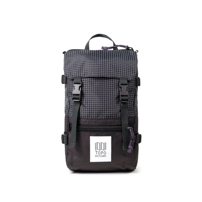TOPO DESIGNS ROVER PACK MINI –  Black / Grid