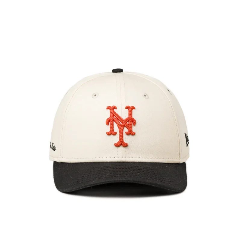 Casquette New Era New York Mets 9FORTY Side Script Charcoal/Black