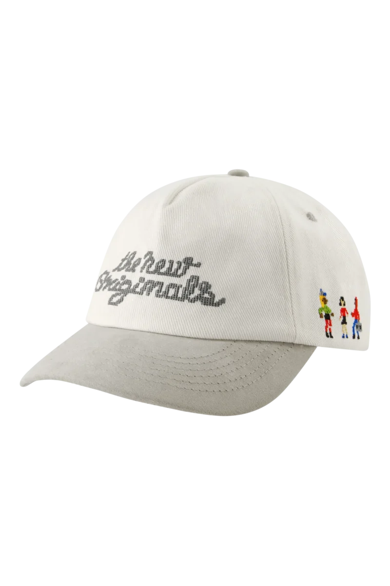 Casquette Block Party – Blanc Alyssum / Gris Clair | The New Originals