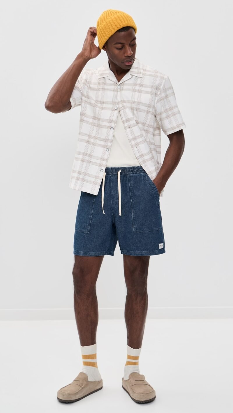 RHYTHM – SHORT – TEXTURED WALE – DARK INDIGO