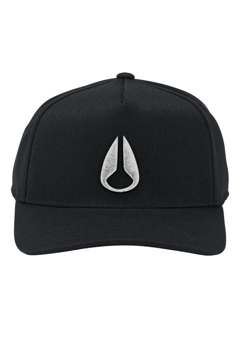 NIXON – CASQUETTE – DEEP DOWN ATHLETIC SNAPBACK – BLACK / WHITE