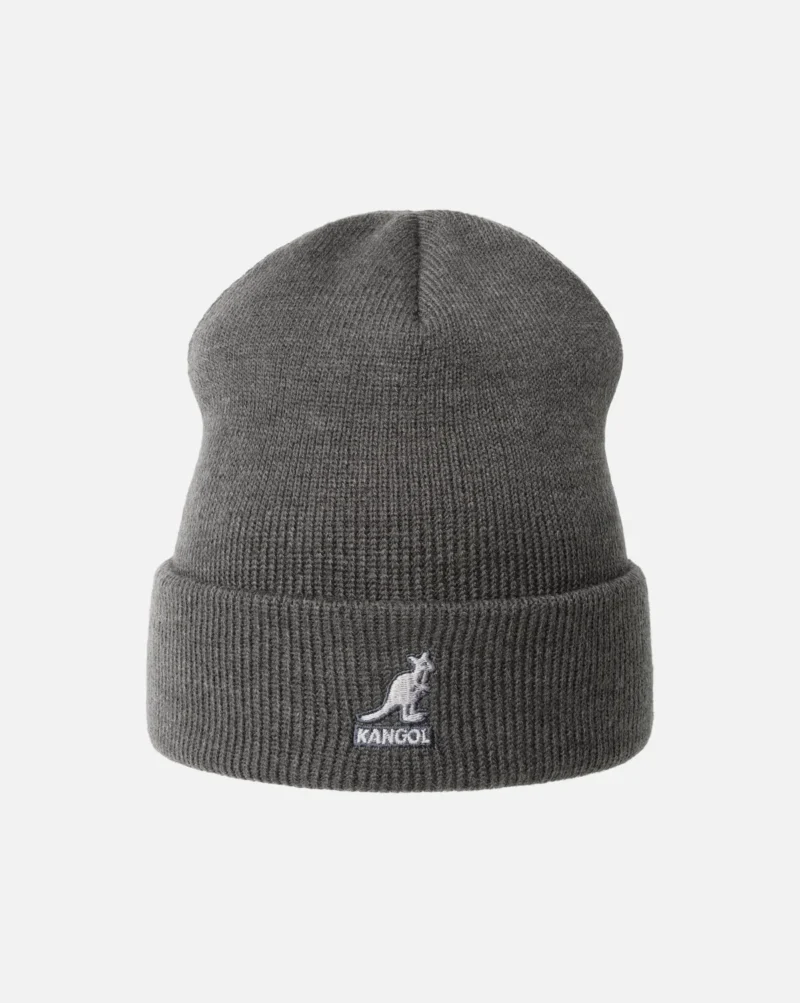 KANGOL – BONNET – ACRYLIC CUFF PULL-ON – Dark Flannel
