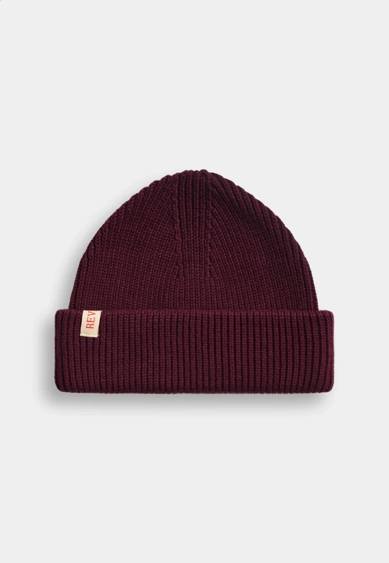 REVOLUTION - FISHERMAN BEANIE -  Burgundy