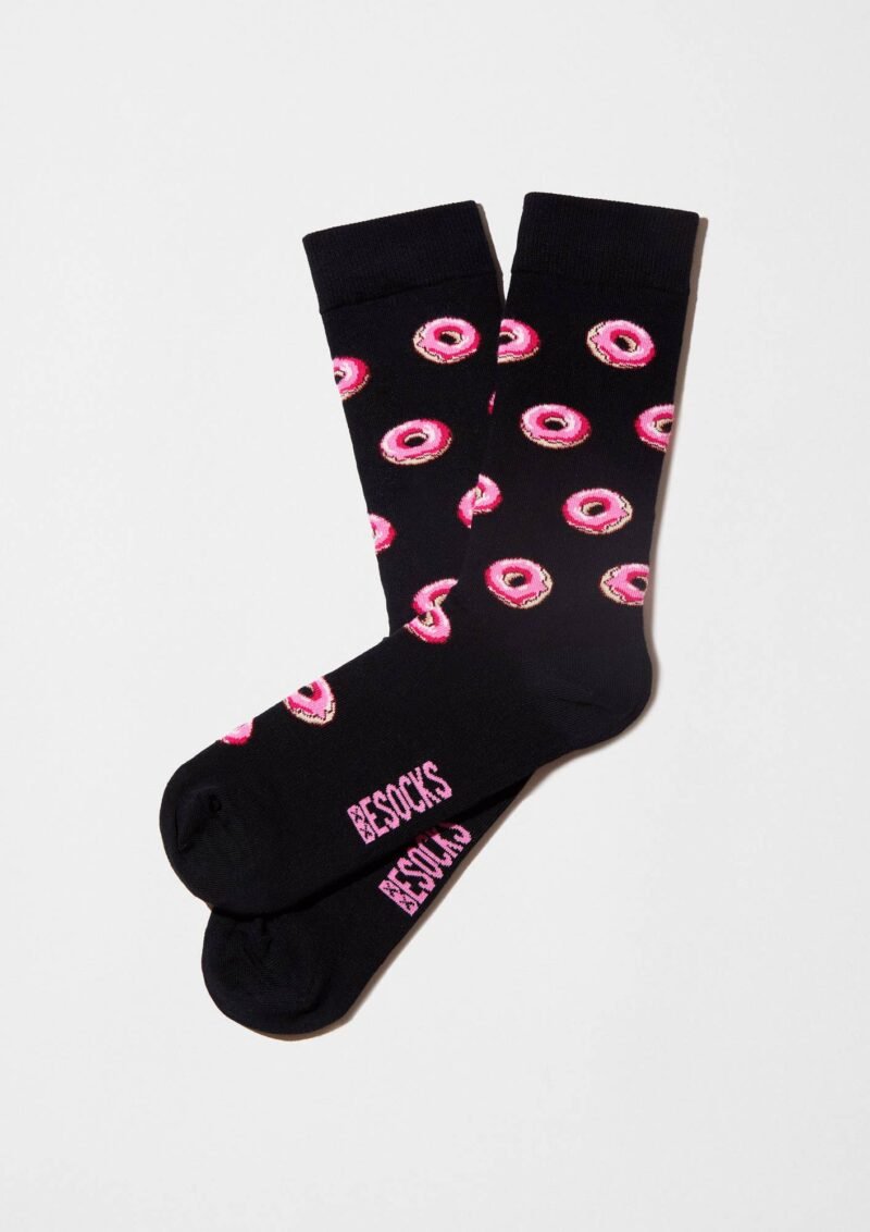 BESOCKS – CHAUSSETTES – bedonut black